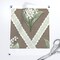 Traditional Floral Lattice Earth Tones Cottagecore Cream Brown Green Custom Printed Fabric by Spoonflower Various Fabrics by the Yard or Fat Quarter